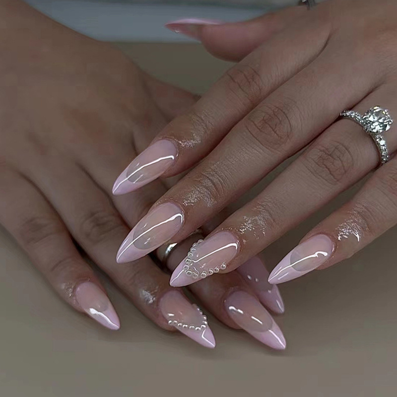 24pcs Bow False Nails Sets Pre - đánh giá và giá Nail Art Valentines Day