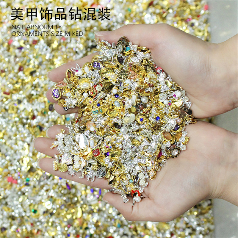 50 Cái/túi Hợp Kim Ngẫu Nhiên  - đánh giá và giá Nail Art Valentines Day