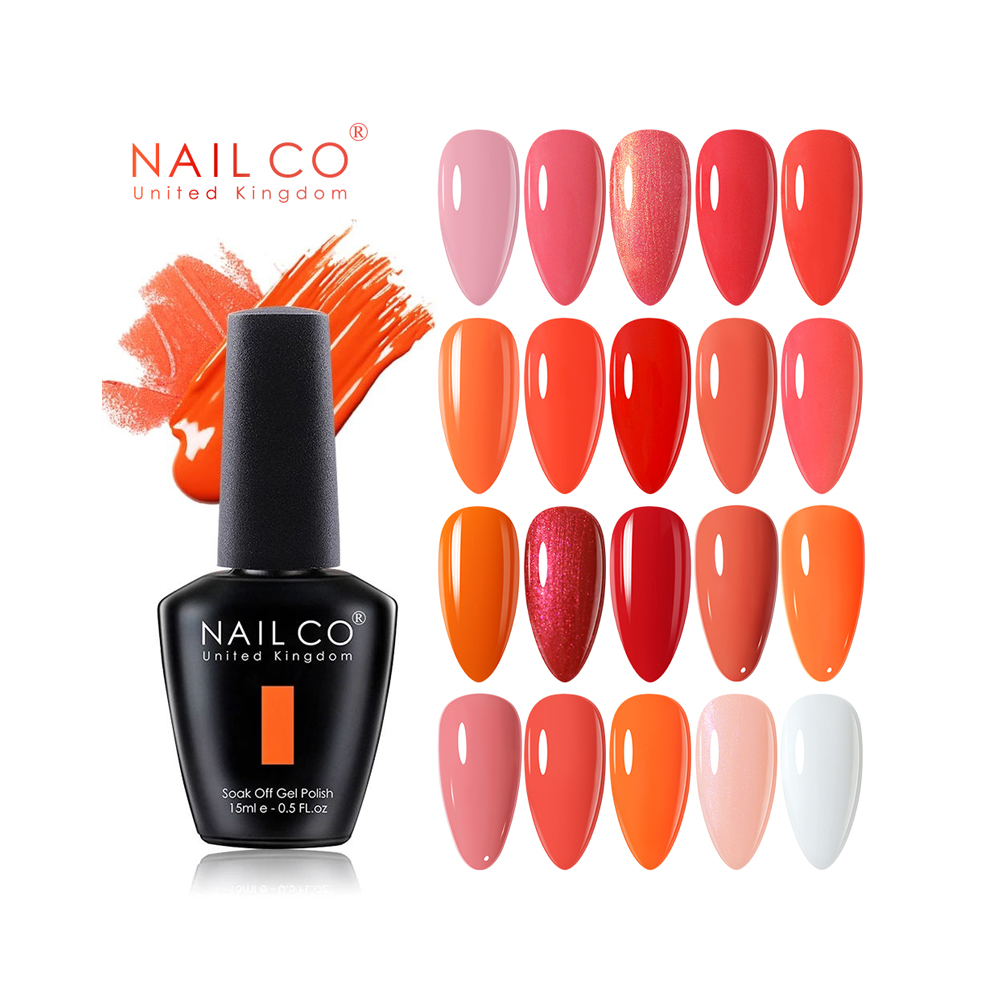 NAILCO 15Ml Cam Đỏ Hồng Màu Sắ - đánh giá và giá Nail Art Orange