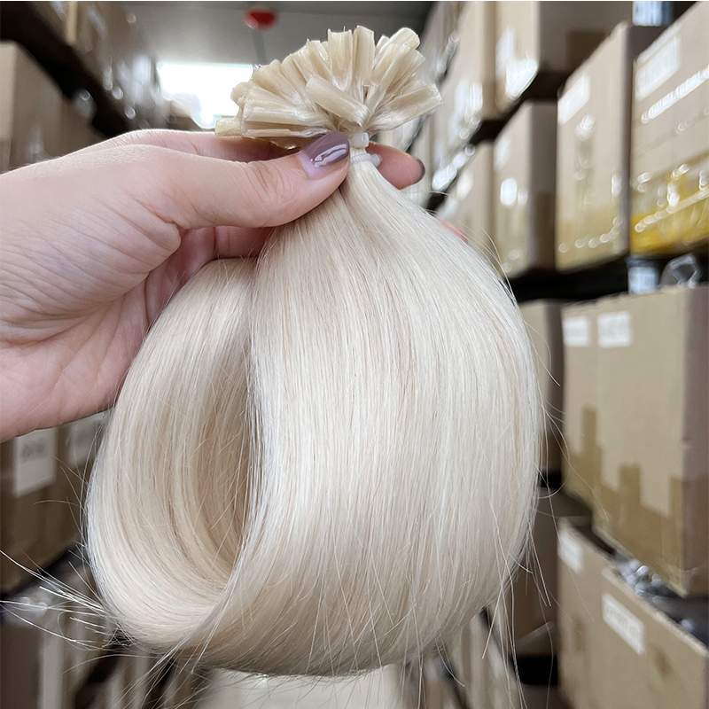 U Tip Hair Extensions White Bl - đánh giá và giá Nail Art Ombre