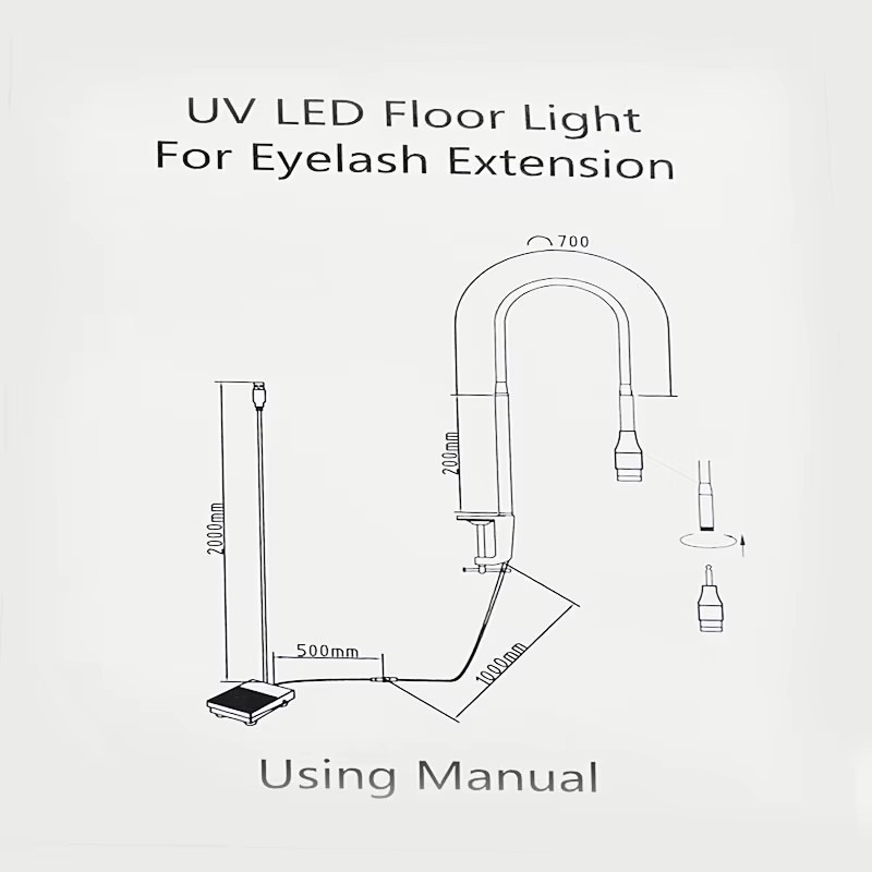 UV Lash Light UV Eyelash Glue  - đánh giá và giá Nail Art Ombre