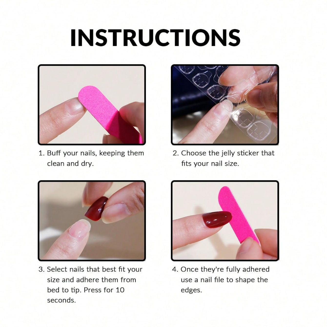 Almond 10Pcs Press On Nails, P - đánh giá và giá Nail Art Pink