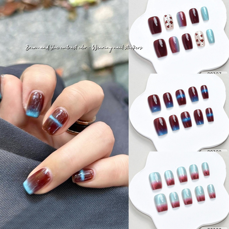 10Pcs Autumn Winter New Style  - đánh giá và giá Nail Art Press On