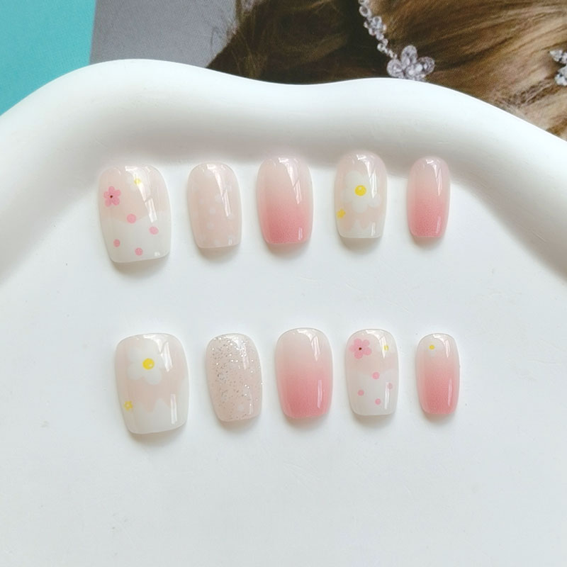 10Pcs Rainbow Bubble Gum Sweet - đánh giá và giá Nail Art Ombre