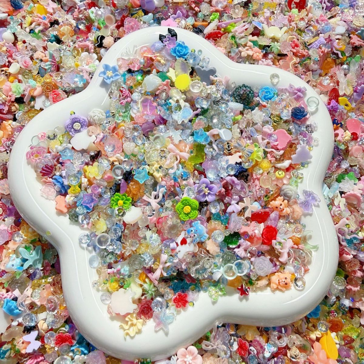 20g Random Mixed Mini Resin Or - đánh giá và giá Nail Art Valentines Day